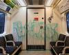Banksy’s face mask artwork worth £7.5 million scrubbed from London Underground train