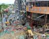Gas explosion rips through hotel in China