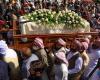 The funeral of the spiritual leader of the Yezidis in Iraq