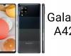 Large screen and 4 rear cameras .. Galaxy A42 5G features