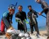 Spearfishing in Gaza, a living improvised under the sea