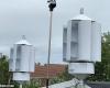 Cylindrical wind turbines that are attached to motorway lights could be...