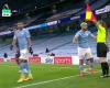 Sergio Aguero received no punishment after addressing assistant referee Sian Massey-Ellis...