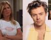 Harry Styles pays homage to Jennifer Aniston in a style for...
