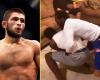 Terence Crawford channels Khabib Nurmagomedov for a wrestling match in the...