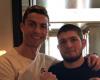 Cristiano Ronaldo sent an emotional message to boxer Khabib after playing...
