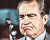 Richard Nixon, the only president to resign from the US presidency.