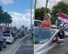 Trump supporters carry out massive caravan in Miami