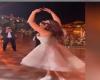 Dora dances a ballet at her wedding
