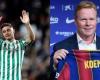 Koeman responds to Joaquin’s attack ahead of the Barcelona-Betis meeting..What did...