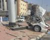 Makkah … a terrible accident that splits a car in half...