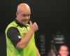 Quarreling Van Gerwen is embarrassed in the first match on the...