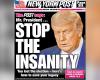 Trump’s friends at the “New York Post” – “Mr. President, stop...