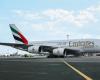 Emirates dismantles the A380 for the first time and turns it...