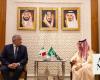 Saudi FM meets with Italian counterpart