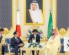 Saudi crown prince holds telephone call with Japan’s prime minister