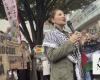Japanese citizens and foreign residents call for peace in Palestine