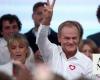 Polish opposition leader Tusk declares win after exit poll shows ruling conservatives lose majority