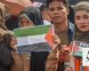 ‘Their pain is our pain’: Filipinos in Marawi protest in solidarity with Gaza