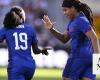 Fishel, Shaw score first US goals and the American women defeat Colombia 3-0