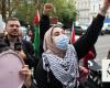 Protesters pack out London station demanding Gaza cease-fire
