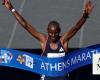 Kenya’s Edwin Kiptoo wins Athens Marathon in a course record of 2:10:34