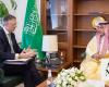 Saudi deputy minister meets Irish envoy