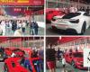 Thousands of Ferrari fans gather at Jeddah circuit