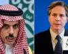 Saudi FM discusses Gaza developments with US counterpart