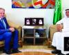 Minister receives Greek ambassador to Saudi Arabia