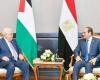 Abbas meets El-Sisi in Cairo, discusses ways to stop Gaza war