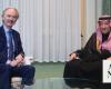 Saudi deputy minister meets UN envoy for Syria