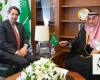 Saudi deputy minister meets ambassador of Portugal