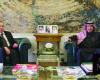 Saudi deputy foreign minister receives Palestine’s envoy