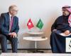 Economy minister meets Swiss federal councillor in Riyadh
