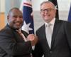 PNG leader James Marape makes historic speech in Australia amid China tensions