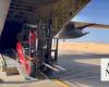 Two Saudi planes deliver trucks, forklifts to support Egyptian relief efforts for Gaza