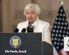 ‘Urgent’ for G7 to seize Russian profits for Ukraine: Yellen