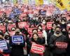 Thousands of Korean doctors stage mass demonstration in Seoul