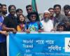 Bangladeshi hiker starts world tour on foot while fasting