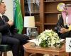 Saudi minister receives Ukrainian ambassador
