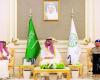 Saudi defense minister receives leaders, senior officials