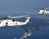 Search ongoing for Japan naval crew in the Pacific copter crash