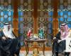 Saudi FM receives Bahraini counterpart in Riyadh