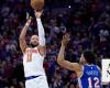 Knicks edge 76ers, book NBA 2nd round clash with Pacers