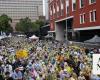 Thousands protest as Taiwan’s parliament passes contested reforms