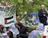 Police begin dismantling pro-Palestinian camp at Wayne State University in Detroit