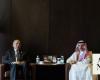 Saudi Arabia’s foreign minister meets with Iraqi counterpart