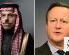 Saudi FM, UK’s Cameron discuss Gaza, Sudan during call