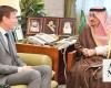 Riyadh governor receives Norwegian ambassador
